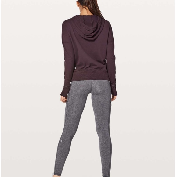 Lululemon Lead The Pack Hoodie Black Cherry - Picture 4 of 9